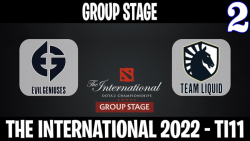 EG vs Liquid مسابقات International 2022 مرحله گروهی گروه A گیم دوم