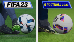 مقایسه بازی FIFA 23 و eFootball 2023