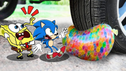 له کردن وسایل کیوت زیر چرخ ماش...