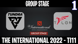 Tundra vs Talon مسابقات International 2022 مرحله گروهي گروه B گيم اول بخش دوم