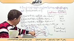 ریاضی دوازدهم استاد پورافتخار گام به گام 5 مثال صفحه 13 ترکیب توابع فصل اول