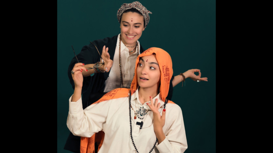 یوگا صورت.  سپیده فتاحی