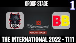 BOOM vs BB مسابقات International 2022 مرحله گروهي گروه A گيم اول
