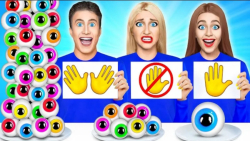 چالش خوردن اسکوییشی و فیجت اسب...