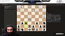 پارت 2 بازی شطرنج مبارزه دو استاد بزرگ mh12  در مقابل امیر Rest In Peace