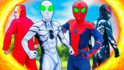 تیم مرد عنکبوتی در برابر ماشین...