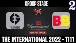 EG vs BB Team مسابقات International 2022 مرحله گروهي گروه A گيم دوم