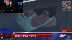 دکتری که در تصویر اخبار میبینید یک قاتل فراری است | GTA V