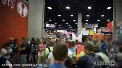 ویدئو گردش 90 ثانیه ای در کنفرانس  2016 Comic-con