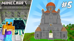 من یک معبد بزرگ برای اولین کلنگ خود ساختم! Minecraft Let#039;s Play Episode 5