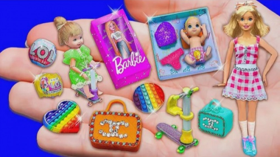 ساخت وسایل مینیاتوری برای باربی زمان330ثانیه