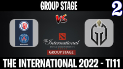 PSG LGD vs Gladiators مسابقات International 2022 مرحله گروهي گروه A گيم دوم