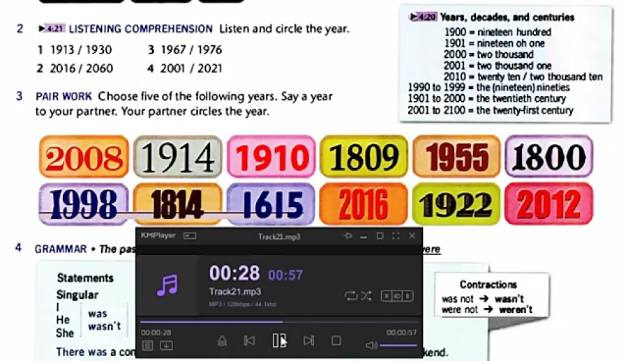 Listening,Grammar Top Notch Fundamentals