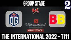 OG vs BB مسابقات International 2022 مرحله گروهي گروه A گيم دوم