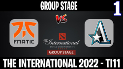 Fnatic vs Aster مسابقات International 2022 مرحله گروهي گروه B گيم اول بخش دوم