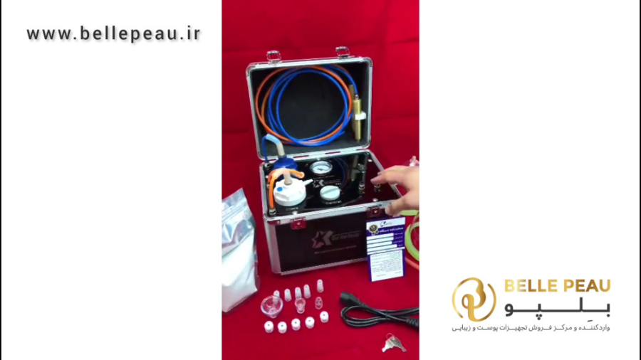 آموزش میکرودرم ابریژن www.bellepeau.ir پلاستیک لثه