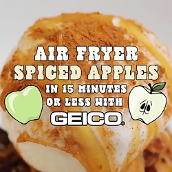 Air Fryer Spiced Apples In 15 Minutes Or Less