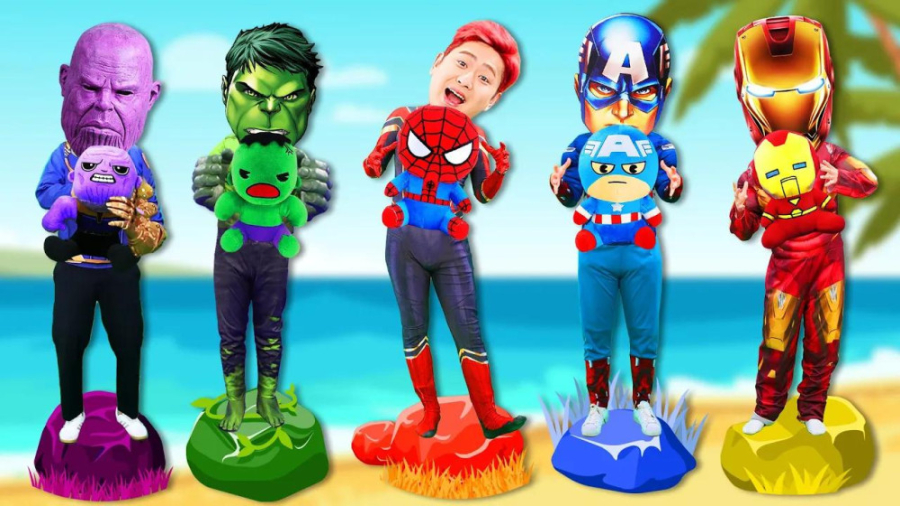 مرد عنکبوتی و مرد آهنی و هالک...