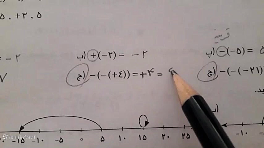 ریاضی هفتم فصل دوم معرفی عددهای علامت دار تکمیلی7 زمان44ثانیه