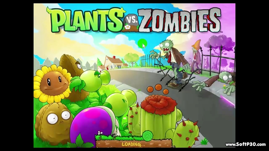 ویدیویی از محیط بازی Plants vs. Zombies