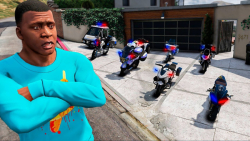 جمع آوری موتورسیکلت های پلیس کمیاب در GTA 5