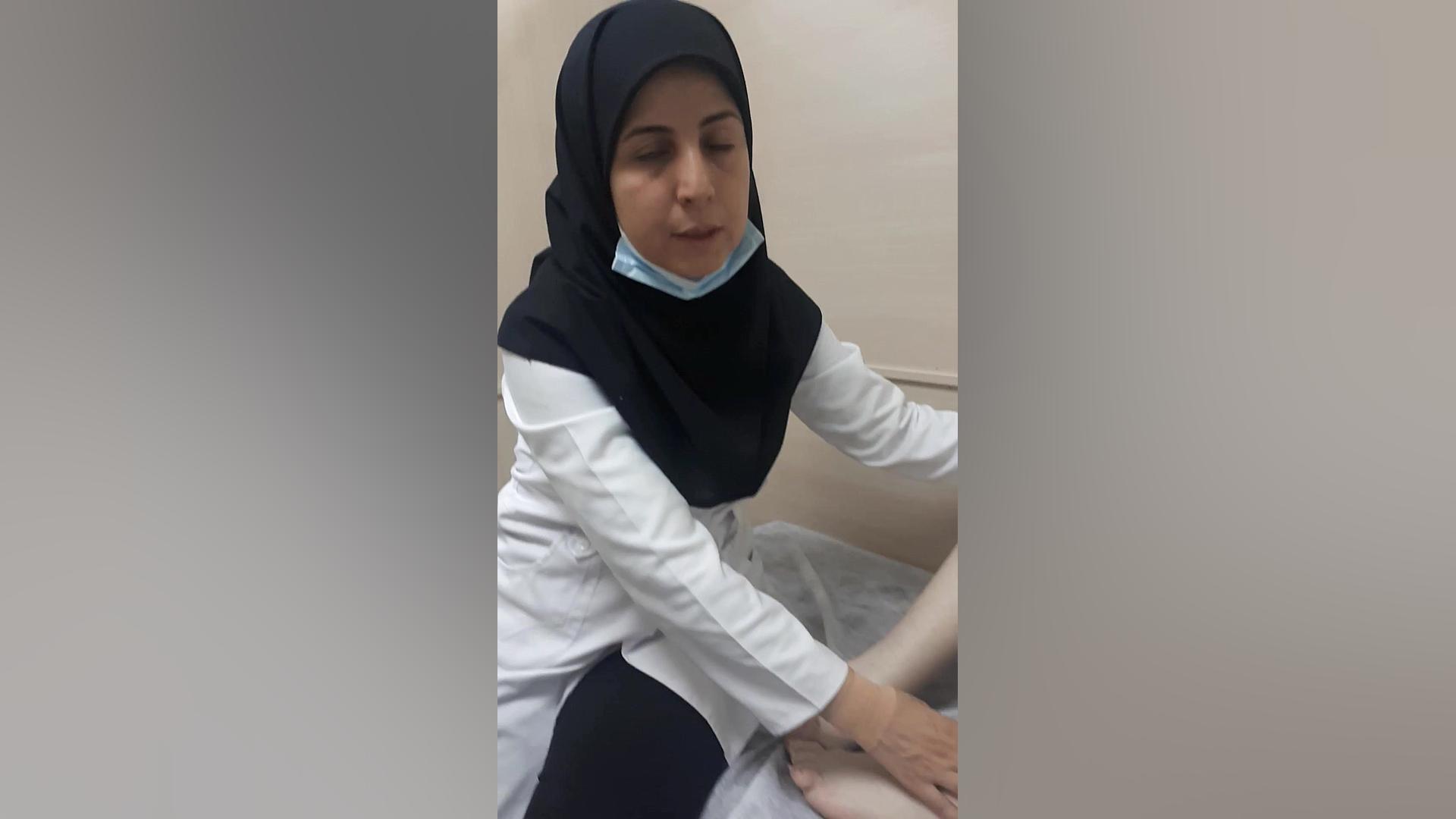 تزریق بوتاکس در بیمار ام اس توسط دکتر محدثه آزادواری دکتر محدثه آزادواری
