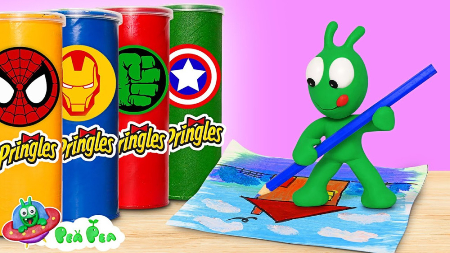 نقاشی جادویی ابرقهرمانان  ابرق...