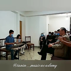 دونوازی سنتور و تنبک در رسیتال آموزشگاه موسیقی طنین نوشهر