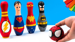 بولینگ ابرقهرمانان  توپ مرد عن...