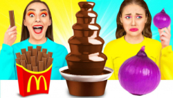 چالش موقعیت غذایی و خنده دار ت...