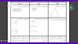 نمونه سوالات و درسنامه ریاضی چهارم ابتدایی حل ریآموز هفته 5 سه شنبه