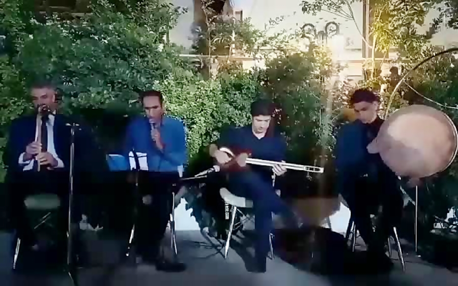 اجرای مراسم ترحیم عرفانی با نی ودف وسنتور /مداح با نی بهشت زهرا ...