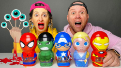 چالش غذای رنگی ابرقهرمانان  چا...