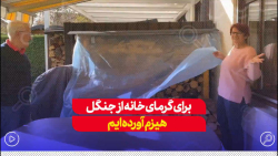 زوج آلمانی: برای تأمین گرمای خانه از جنگل هیزم آورده ایم زوج آلمانی: برای تأمین گرمای خانه از جنگل هیزم آورده ایم