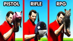 گیم پلی بازی: شلیک به هر سلاح حیوانی در GTA 5