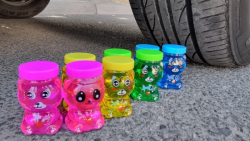 له کردن وسایل کیوت زیر چرخ ماش...