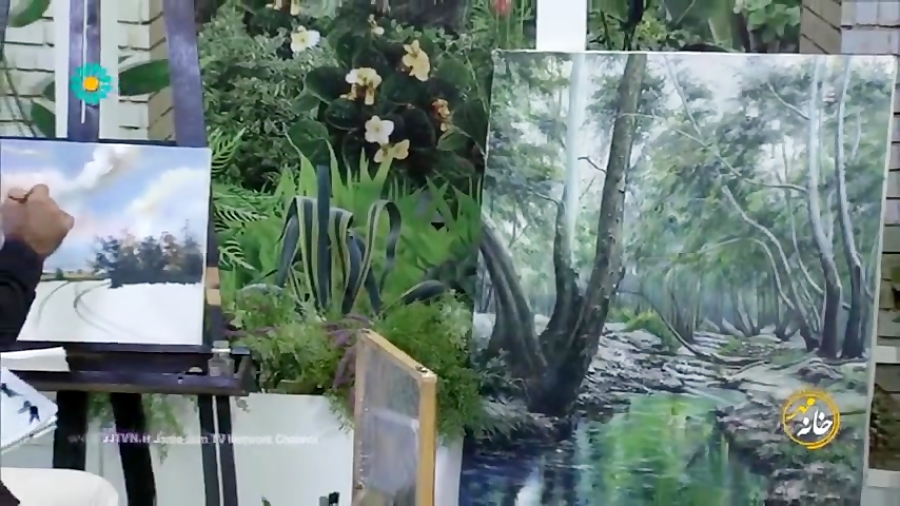 نقاشی رنگ روغن  مسعود حسین زاد...