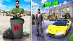 گیم پلی بازی: 1 دلار در مقابل هتل 1,000,000 دلاری در GTA 5