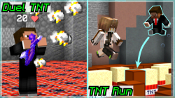 ماینکرافت Duel TNT و TNT Run | ماینکرفت ماین کرافت ماین کرفت Minecraft