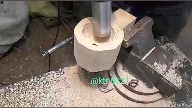 ساخت کوکسا بوسیله چوب تراش الماس زمان99ثانیه