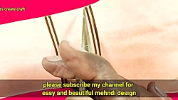 مدل ساده ایرانی حنا زدن دست 20...
