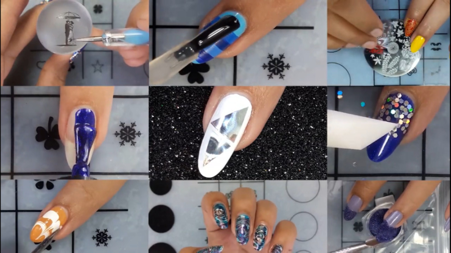 آموزش طراحی ناخن //طراحی //ناخن //قسمت ۱