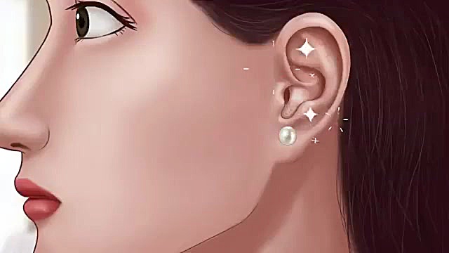 انیمیشن حذف جرم گوش زیبایی پوست