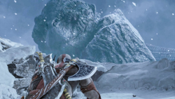خدای جنگ - کریتوس مار غول پیکر  را پیدا می کند - God Of War Ragnarok PS5