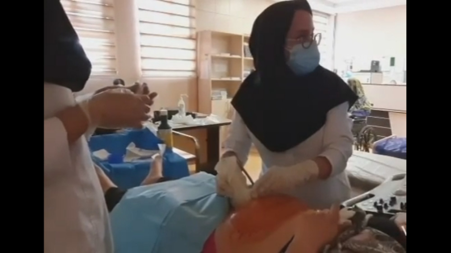 فیلم انجام عمل آمنیوسنتز تزریق بوتاکس