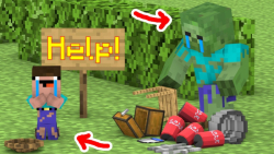 انیمیشن ماین کرافت  پدر من یک...