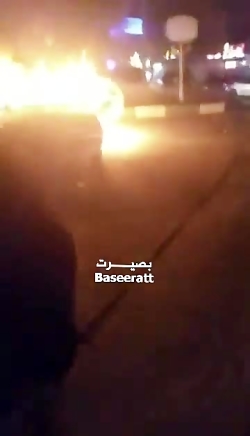امشب وحوش داعشی ماشین یک فرد عادی را در میدان آریوبرزن شهر یاسوج آتش زدند امشب وحوش داعشی ماشین یک فرد عادی را در میدان آریوبرزن شهر یاسوج آتش زدند