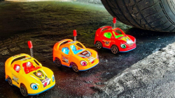 له کردن وسایل کیوت زیر چرخ ماش...