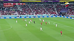 تک گل تاریخی مراکش مقابل پرتغا...