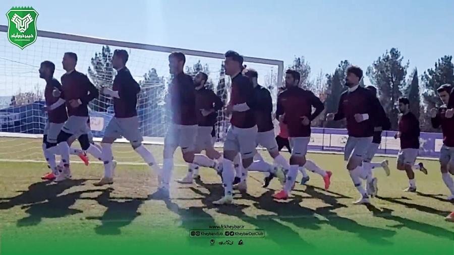 لحظاتی از تمرین تیم در اردوگاه...